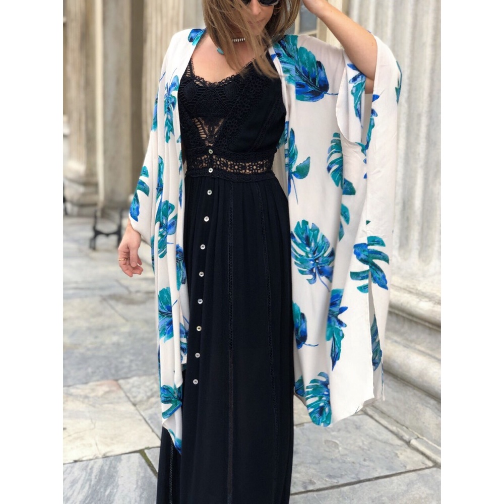 UMA Palm Leaf Kimono - Picture 4 of 7